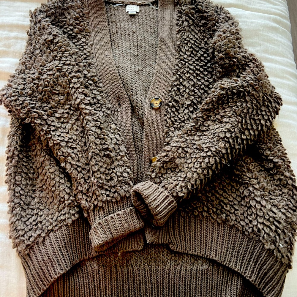Big brown comfy sweater!